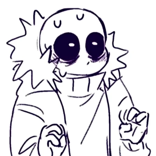 Эмодзи Тревожный Санс