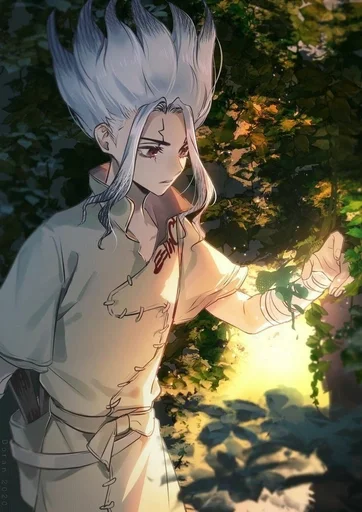 Эмодзи Dr Stone