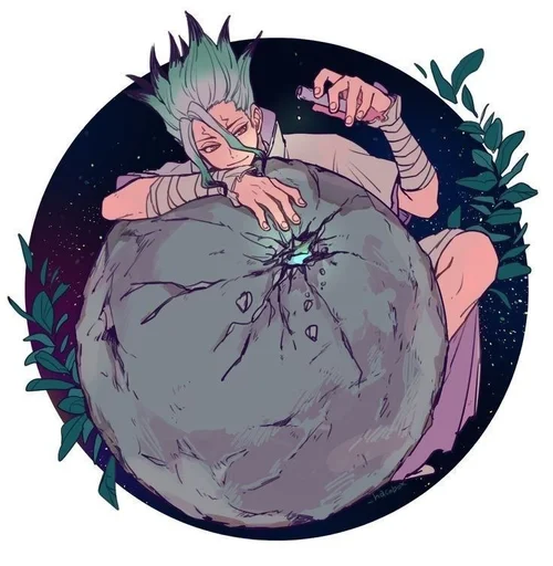 Эмодзи Dr Stone