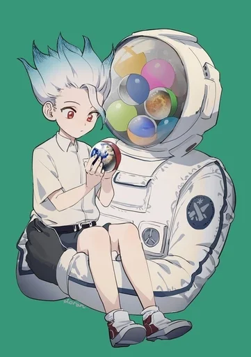 Эмодзи Dr Stone