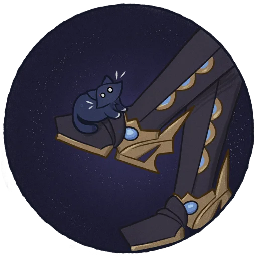 Эмодзи scara buki meow