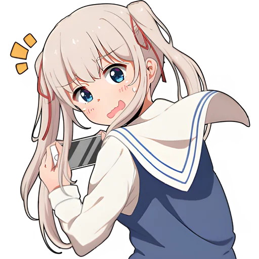 Эмодзи Школьница