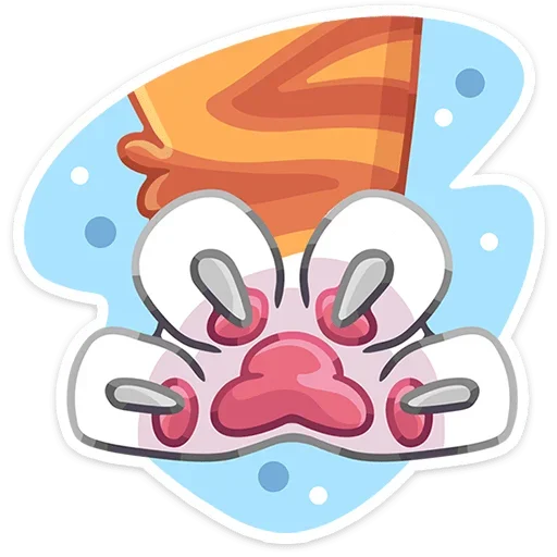 Эмодзи Лапки царапки