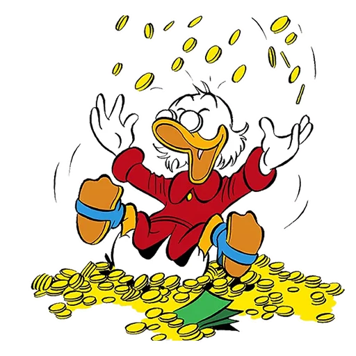 Эмодзи Скрудж Макдак