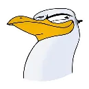 Эмодзи Чайка JEFF
