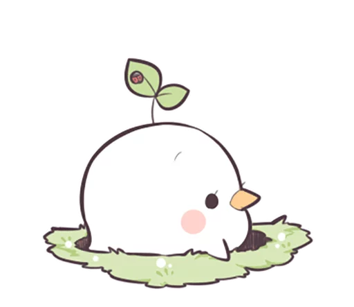 Эмодзи Seedling Bird