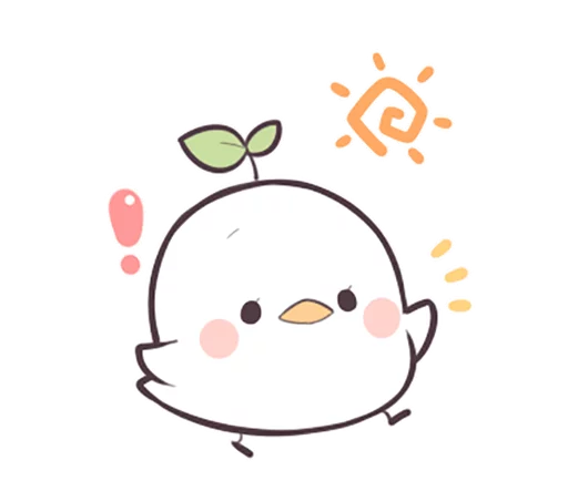 Эмодзи Seedling Bird