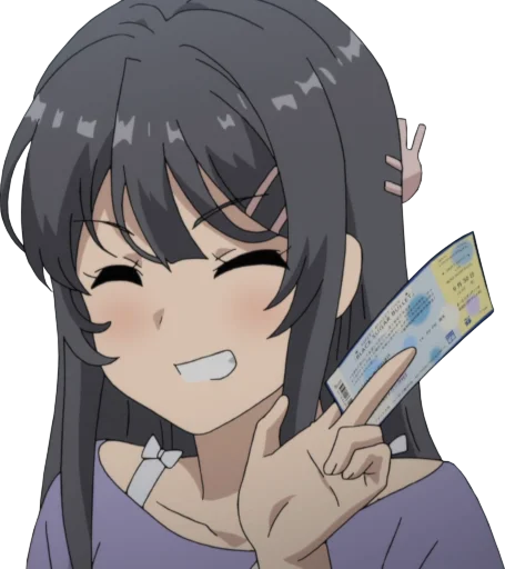 Эмодзи Seishun Buta Yarou wa Bunny Girl Senpai no Yume wo Minai