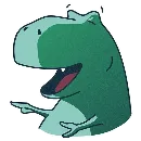 Эмодзи T-Rex by Selectel