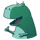 Эмодзи T-Rex by Selectel