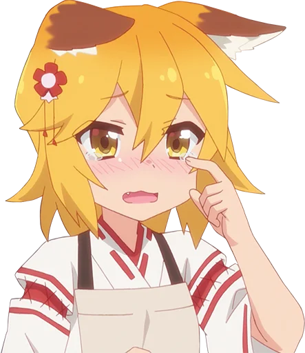 Эмодзи Sewayaki Kitsune no Senko-san