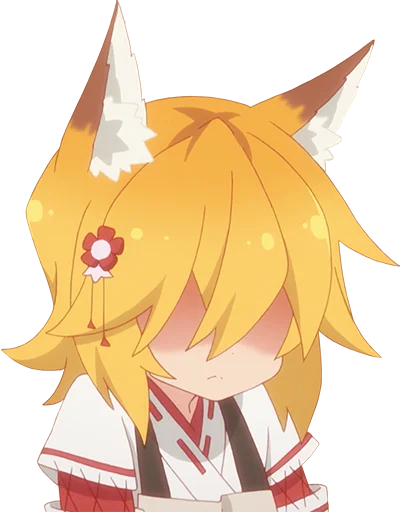 Эмодзи Sewayaki Kitsune no Senko-san