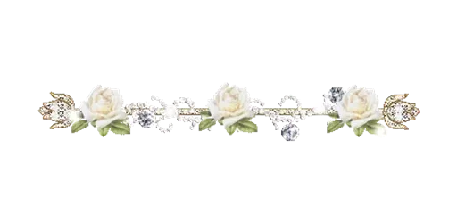 Эмодзи Separator Flower Thin