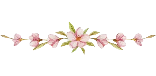 Эмодзи Separator Flower Thin