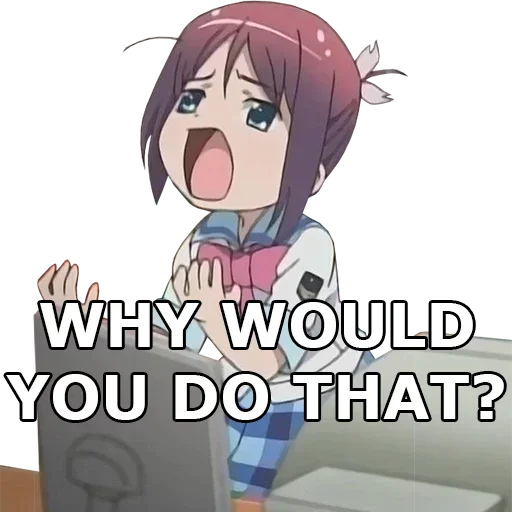Эмодзи Seriosly Anime