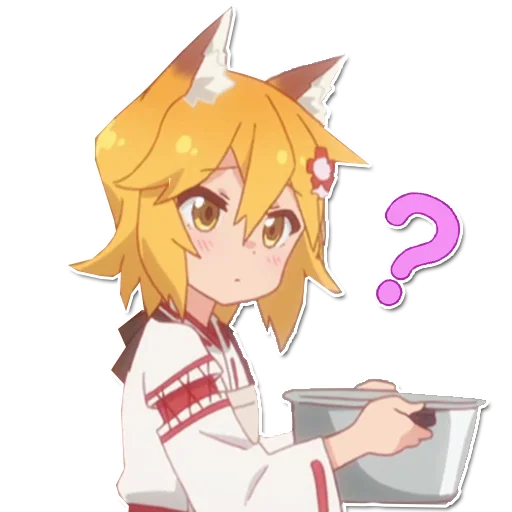 Эмодзи Заботливая лиса Сэнко-сан