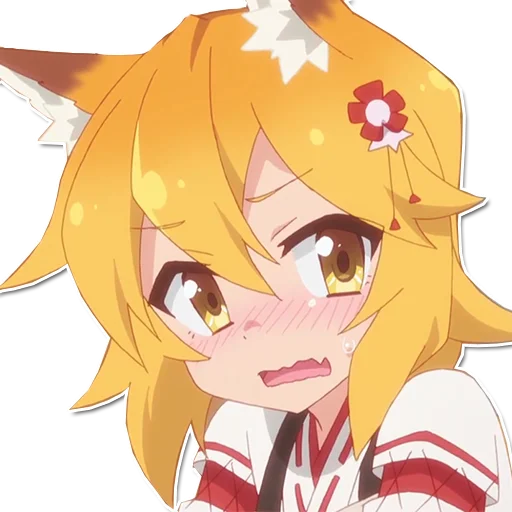 Эмодзи Заботливая лиса Сэнко-сан