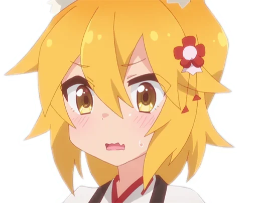 Эмодзи Sewayaki Kitsune no Senko san