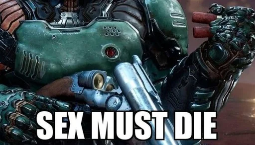 Эмодзи Sex must die