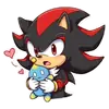 Эмодзи Shadow the chibi
