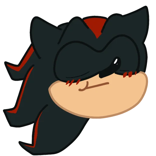 Эмодзи Shadow the Hedgehog