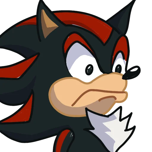 Эмодзи Shadow the Hedgehog