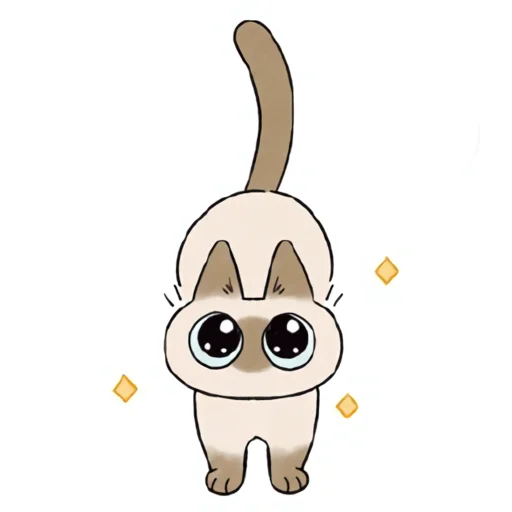 Эмодзи シャム猫あずき