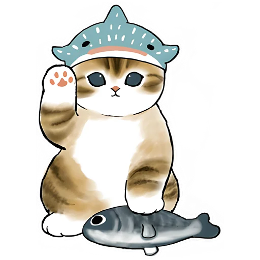 Эмодзи Акулы и котята