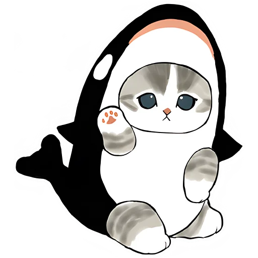 Эмодзи Акулы и котята