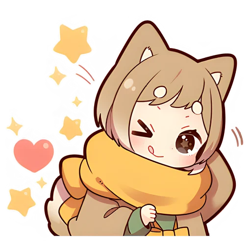 Эмодзи Щенок Шиба