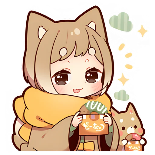 Эмодзи Щенок Шиба