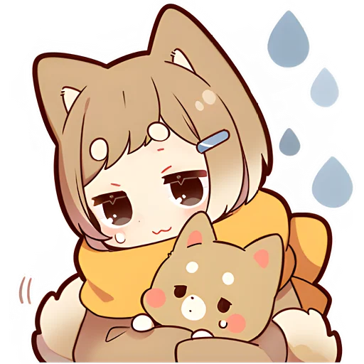 Эмодзи Щенок Шиба