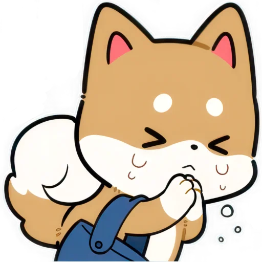 Эмодзи Милый Шиба