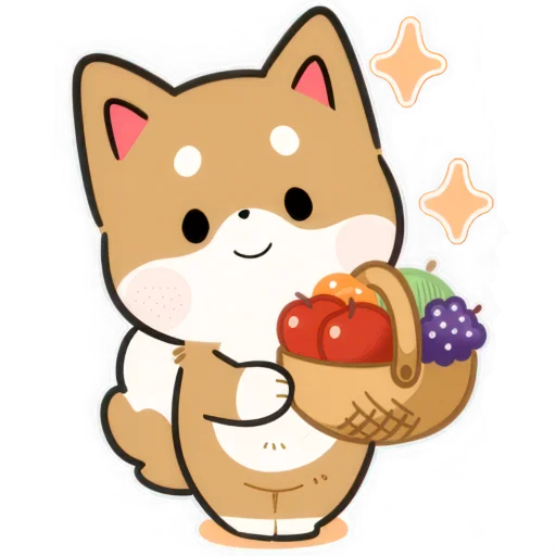 Эмодзи Милый Шиба