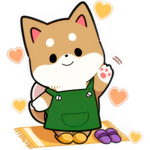 Эмодзи Милый Шиба