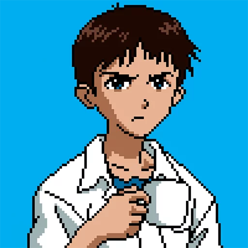 Эмодзи SHINJI WITH A FUCKING CUP