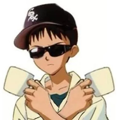 Эмодзи SHINJI WITH A FUCKING CUP