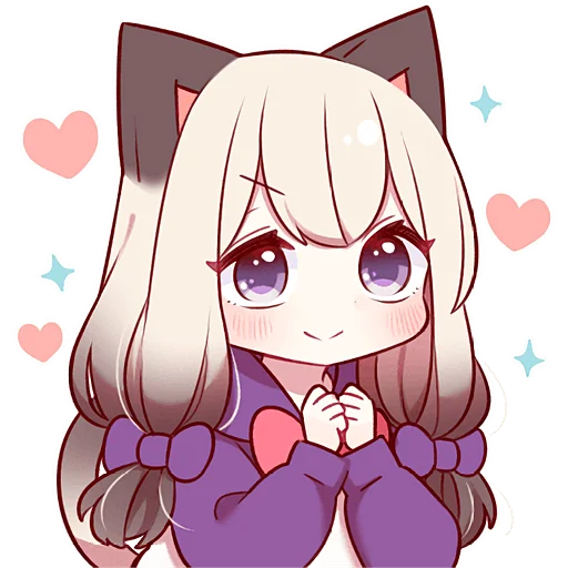 Эмодзи Сиамская кошечка 2