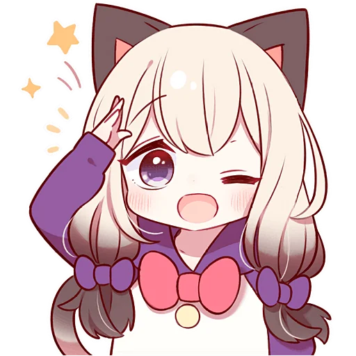 Эмодзи Сиамская кошечка 2