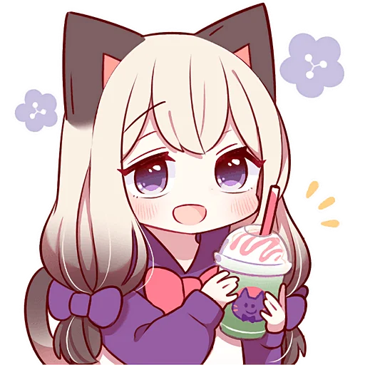 Эмодзи Сиамская кошечка 2