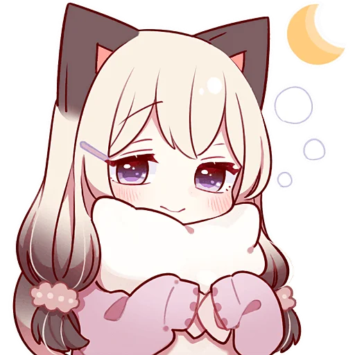 Эмодзи Сиамская кошечка 2