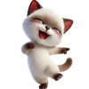 Эмодзи Сиамский котик