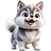 Эмодзи Сибирские хаски