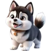 Эмодзи Сибирские хаски