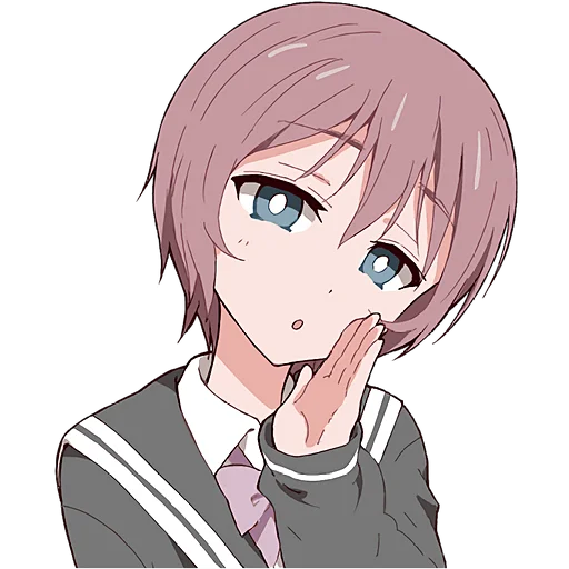 Эмодзи Молчаливая тян