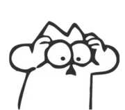 Эмодзи Simons cat
