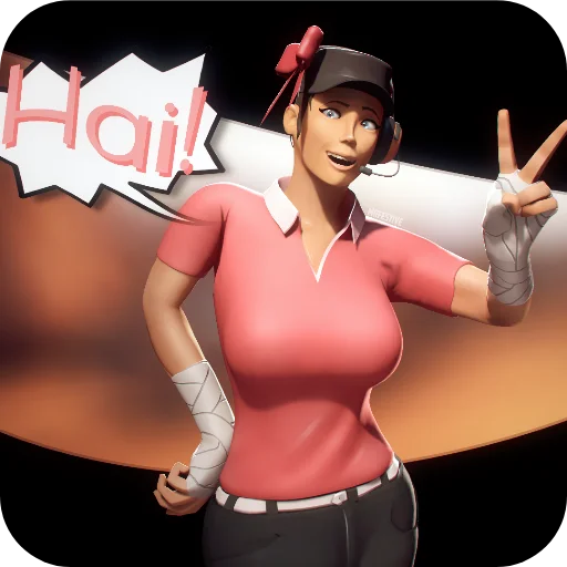 Эмодзи Скаут и его подружка