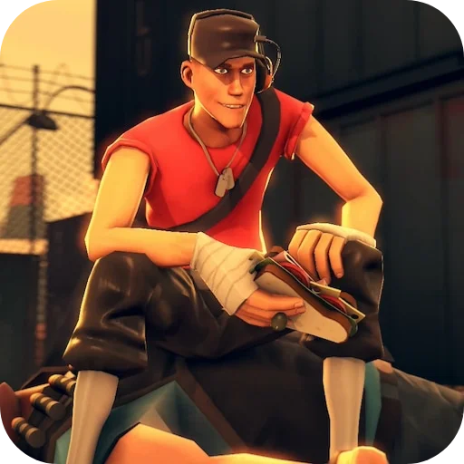 Эмодзи Скаут и его подружка