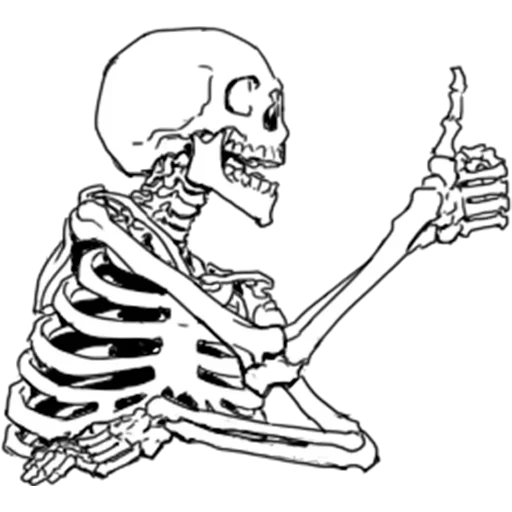 Эмодзи Skeleton