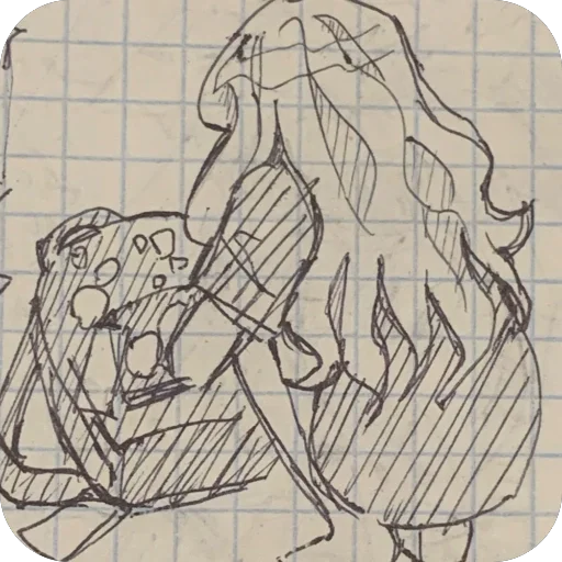 Эмодзи Sketchy rika